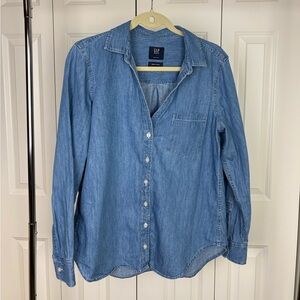 GAP Denim Perfect Shirt Button-Up